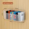 Wall-Mounted Underwear & Lingerie Organizer, Punch-Free Plastic Box for Socks Storage