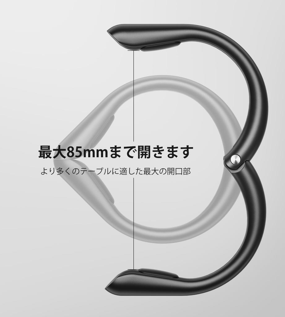 enGMOLPHY Bag Hanger, Teardrop Shaped Desk Hook for Bags, Environmentally Friendly Zinc Alloy Material, Portable Table Wallet Hanger, Bag Holder, for