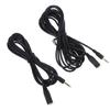 3-pole Male To Female Extend Cord Line AUX Wire for Headset Mics with 2.5mm Port