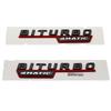 Mercedes AMG 4MATIC+ Biturbo Turbo Fender Emblem