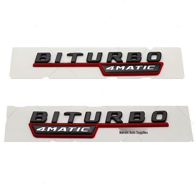 Mercedes AMG 4MATIC+ Biturbo Turbo Fender Emblem