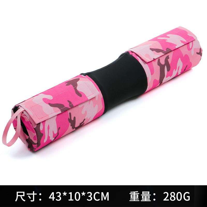 

Подушечки для штанги на плечи, Утолщенные поролоновые подушечки для приседаний и тяжелой атлетики, Подушечки для жима бедра в помещении розовый