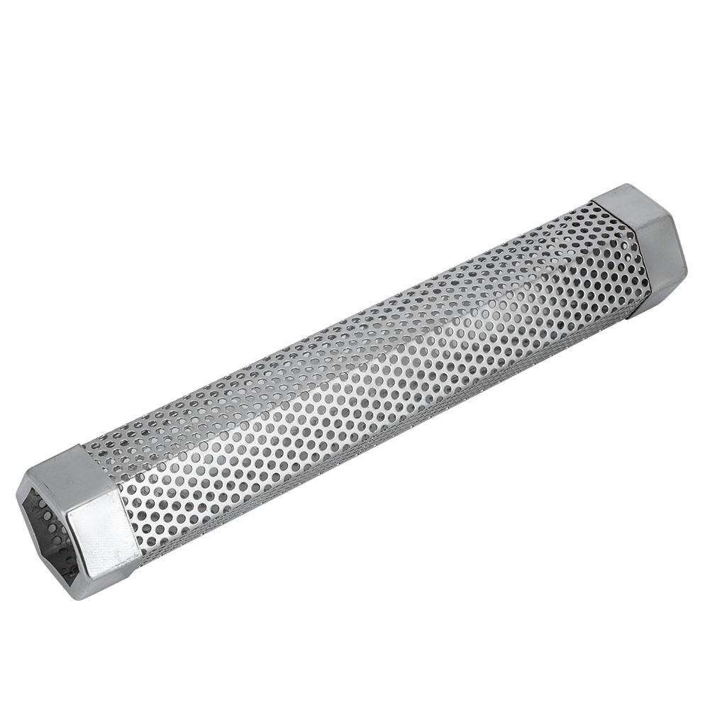 Portable 12in Stainless Steel BBQ Smoker Tube Barbecue Accessory for Electric Gas Charcoal Grill