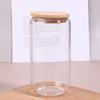 16Oz Glass Cup With Lid And Transparent Straw Bubble Tea Cup Glass Beer Can Milk Mocha Cups Set Breakfast Mug Drinkware