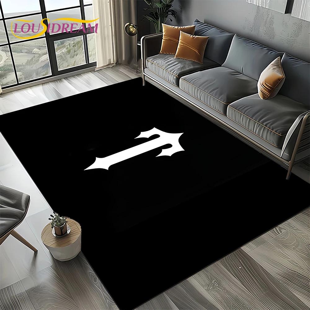 3D Fashion Trapstar London Logo Carpet Rug for Bedroom Living Room Home Sofa Decoration,Children Game Large Decor Floor Mat Gift