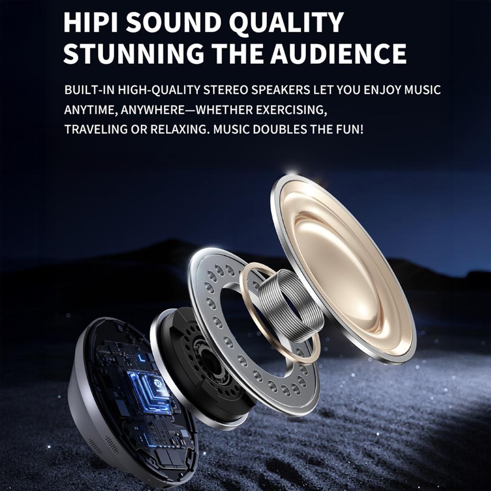 5,4 Zoll Smart-Bluetooth-Brille mit Anruf-/Musikfunktion, wasserdichte Sport-Ohrhörer mit langer Akkulaufzeit, Typ-C-Schnellladefunktion