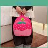 Letter Cherry Fruit Pattern Kids Backpack With Pvc Material For School And Outdoor Use