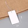 In-Stock Blank Cardboard Jewelry Tags with Elastic Rope for Clothing Accessories