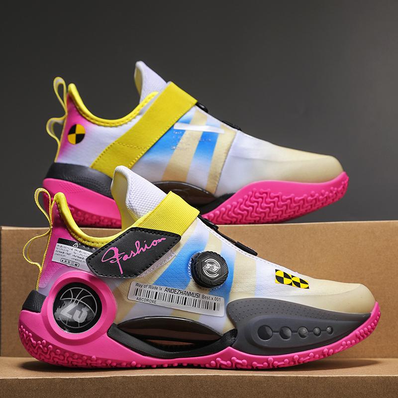 Pánské basketbalové boty Prodyšné odpružení Protiskluzové Odolné Běžecké boty Gymnastický trénink Atletické basketbalové tenisky pro ženy