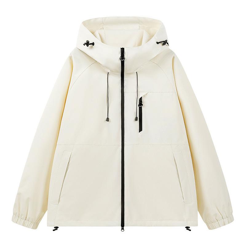 Bergjacke Winddicht und Warm Paarkleidung Frühling und Herbst Outdoorjacke Kapuzen-Bergsteigerjacke