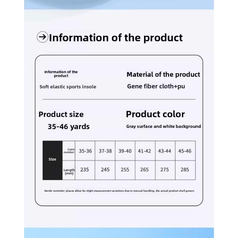 3pair Step on Insole Comfortable Massage Sports High Elastic Shock Antibacterial Deodorant Sweat Men Shoes Height Increase