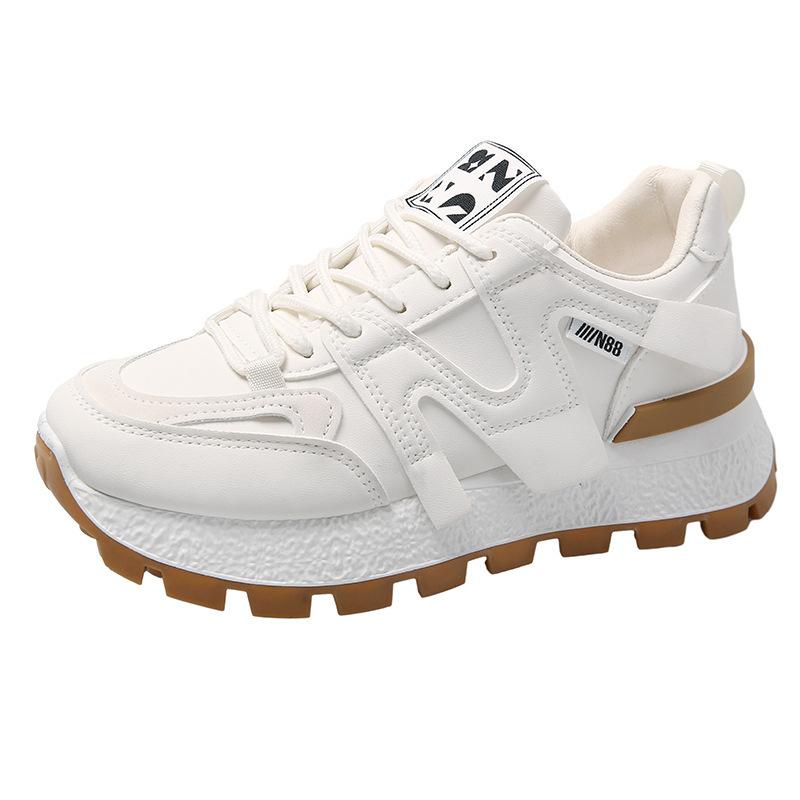 With Skirt, Little White Shoes, Women's Platform 2025 New Spring Platform Sports Shoes, Casual and Versatile Women's Shoes
