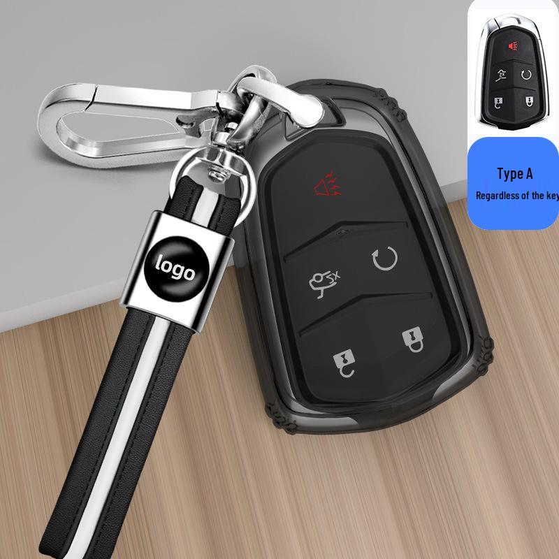 Cadillac Key Cover for XT5, XT4, XT6, CT5, CT6, CT4, XTS, ATSL - Transparent Shell