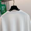 T-shirt Women Summer Stylish Design Large Size Loose Spliced Round Neck Pullover Short-sleeved Tops