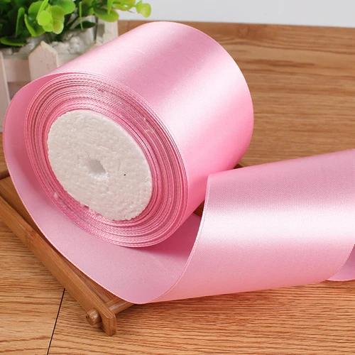 25Yards/roll 75mm Single Face Satin Ribbon Webbing Decoration Gift Christmas Ribbons Table and Chair Backrest DIY Decoration Bow