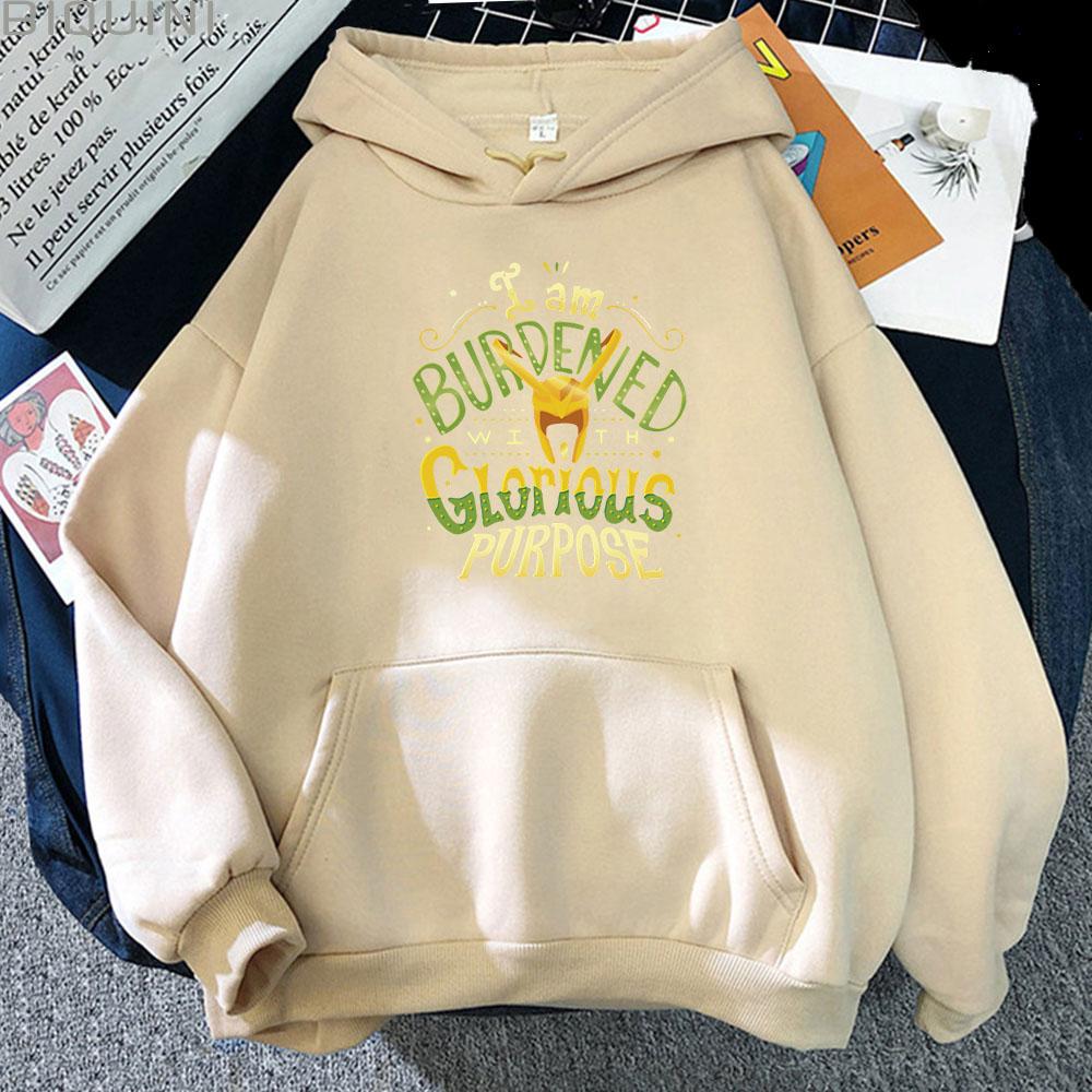 Women's TVA Loki  Printed Hoodies Women Fashion Harajuku Oversized Sweatshirts Hoodie Boys Girls Tracksuits Unisex Clothing Coat