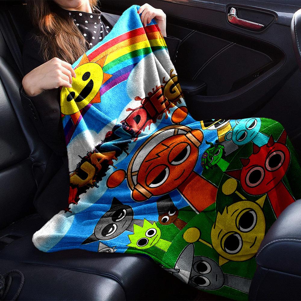 1pc Juan Diego Soft Flannel All Season Throw for Home, Office, Outdoor UseDurable Comfort Soft Warm Throw for Home