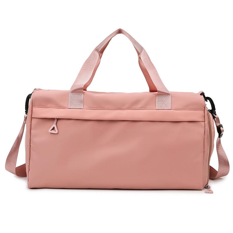 Fitness bag, wet and dry separation shoe position, sports training, yoga bag, women's, large-capacity hand luggage bag.