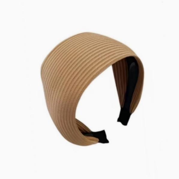 French Plain Wide Headband for Women - Enhances Features, Stylish Hair Accessory