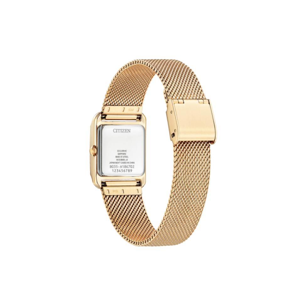 Citizen 50m Wasserdichte Solar-Quarz-Uhr 21,5mm Damenuhr Weißes Zifferblatt EW5593 81D EW5593-81D
