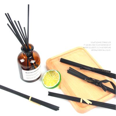 Bestseller 1000 Stück 25cm×3mm Schwarze Faser-Diffusorstäbchen - Aromaöl-Nachfüllung für Zuhause Hotel DIY Duft Lufterfrischer