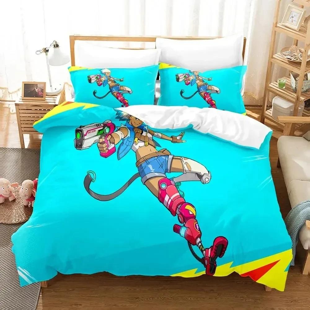 Anime Game Hi-Fi Rush Bedding Set Duvet Cover Bed Set Quilt Cover Pillowcase Comforter king Queen Size Boys Adult Bedding Set