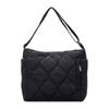 Cotton Bag Women's Large-capacity New Autumn and Winter Versatile Shoulder Messenger Bag Class Commuter Tote Bag