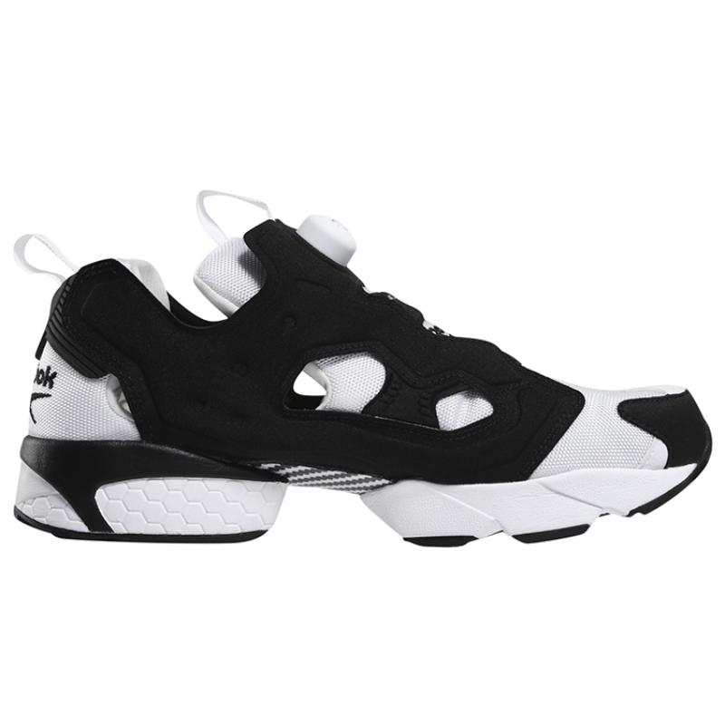 Reebok Instapump Fury Og Hollow Out Splicing Shoes/Sneakers Unisex Black White Sneakers M48559