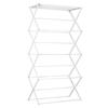 Foldable Clothes Airer 8-Tier Drying Rack, Tower Dryer, Tower Clothes Airer, Drying Stand, Metal Plastic White 74 X 35 X 144 Cm