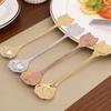 Cat Claw Stainless Steel Coffee Spoon Set Small Stirring Dessert Spoons Ice Cream Cake Teaspoon Tableware Kitchen Utensils