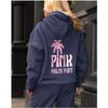 Women's Turn Down Collar Long Sleeve Regular Fit Hoodie Casual Pullover Sweatshirt