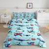 Tractor Bedding Sets for Boys Twin Size Toddler Kids Cute Cartoon Farm Animals Comforter Set Girls Children Farmhouse Country Down Comforter