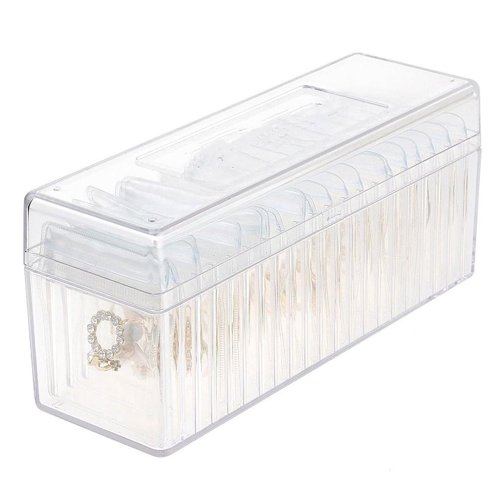 

Keep Neat Clear Jewelry Organizer Portable Jewelry Bag Jewelry Storage Case Rings empty box