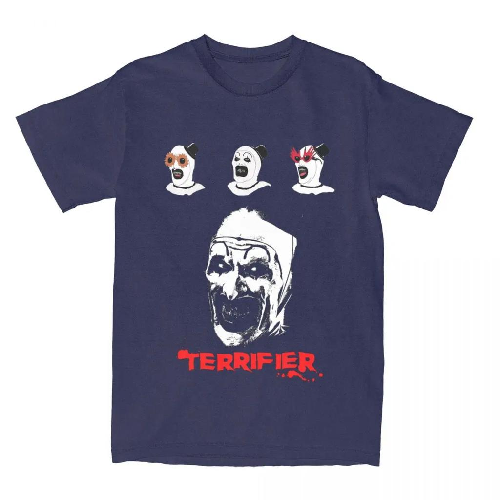 Neuartige Terrifier 2 Clown-T-Shirts für Männer und Frauen, Baumwolle, Art The Clown, T-Shirt, Sommerkleidung