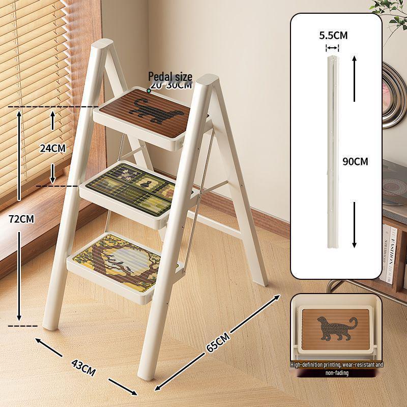 Meishida Chinesischer Stil Tragbarer Teleskopischer A-Rahmen Trittschemel für Innenbereich