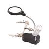 4X Magnifying Glass With LED Light Double Power Desktop Clamp Suitable For Precise Electronics Repair And Detailed Work
