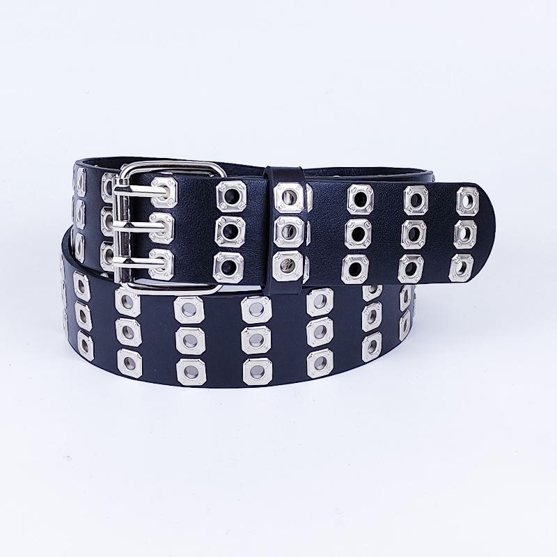 Black Rivet Women's Belt Women's Accessories Decorative Skirt Jeans Belt