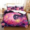 Unicorn Bed Sheets Set Digital Printing Twin Queen Size Winter Comforter Bedding Sets Home Decor Gift For Girls Bed Linen Set