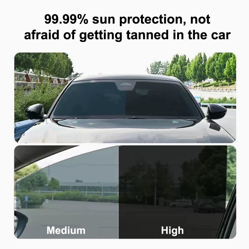 5/35/50 % Vlt Schwarze Fensterfolien Tönungsfolie Sichtschutzglas Aufkleber Sonnenschutzfolie Auto UV-Schutz Aufkleber Auto Heimdekoration