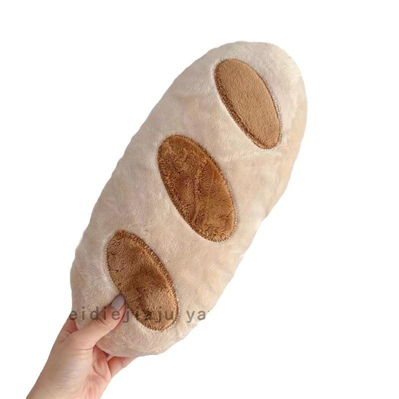 Bread Cartoon Plush Cushion With Embroidery For Living Accessories Room