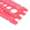 Nut Bolt Screw Gauge Multi Functional Inch Metric Quick Identification Nut Bolt Thread Checker Protable Thread Measuring Tool
