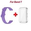 Soft Silicone Strap For Huawei Band 7 Accessories Replacement Bracelet Screen Protector Case Wristband Fitness Correa Bracelet
