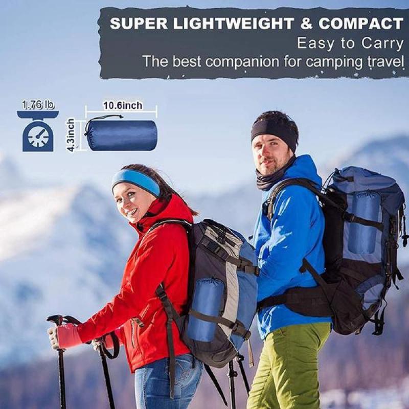 1PC Camping Sleeping Pad Inflatable Waterproof Sleeping Pad with Built-in Pump, Foot Operated Ultra Thick Durable