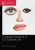 Kniha The Routledge Handbook of EU Copyright Law
