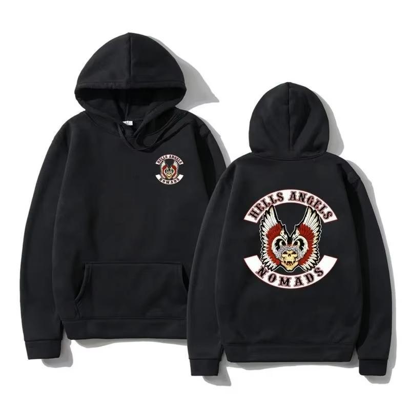 Hells Angels Brotherhood Motorclub Vintage Hoodie New Men Women Sweatshirt Unisex Streetwear Hip Hop Autumn Winter Tops Clothes
