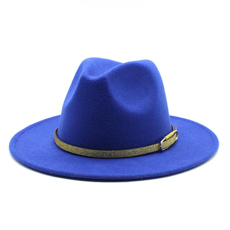 Jazz Hat Season British Retro Top Hat Women'S Trendy Women'S Woolen Hat