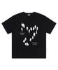 ESCAPEFROM Rush Of Time Print Oversized Short Sleeve T-Shirt Black