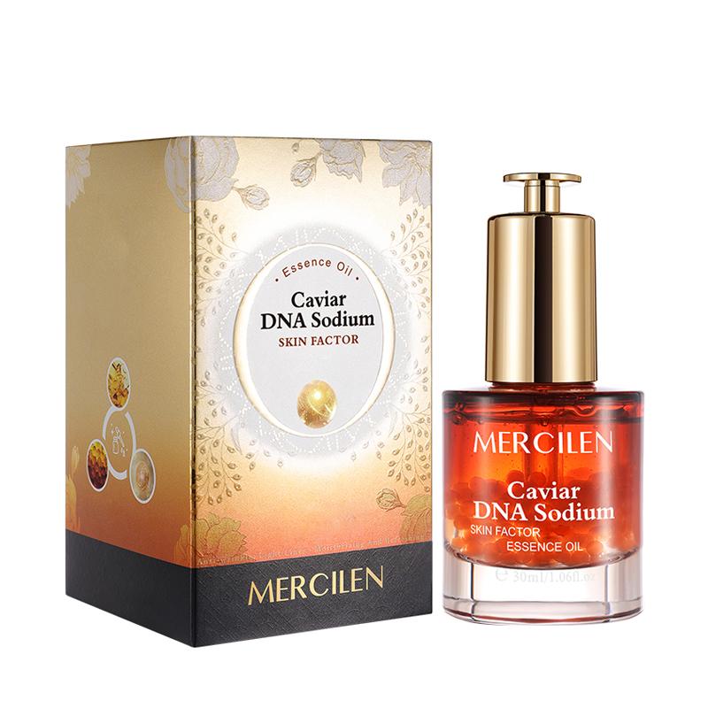 MERCILEN Caviar DNA Sodium Muscle Anti-Wrinkle Essence Oil 30 ml Hydratační zpevňující esence Essence Anti-Wrinkle Skin Care Oil