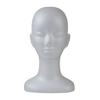 Lightweight Foam Mannequin Head for Wigs And Hats Display, Eyewear Display Model with Stable Base Glasses Headwear Styling Photography