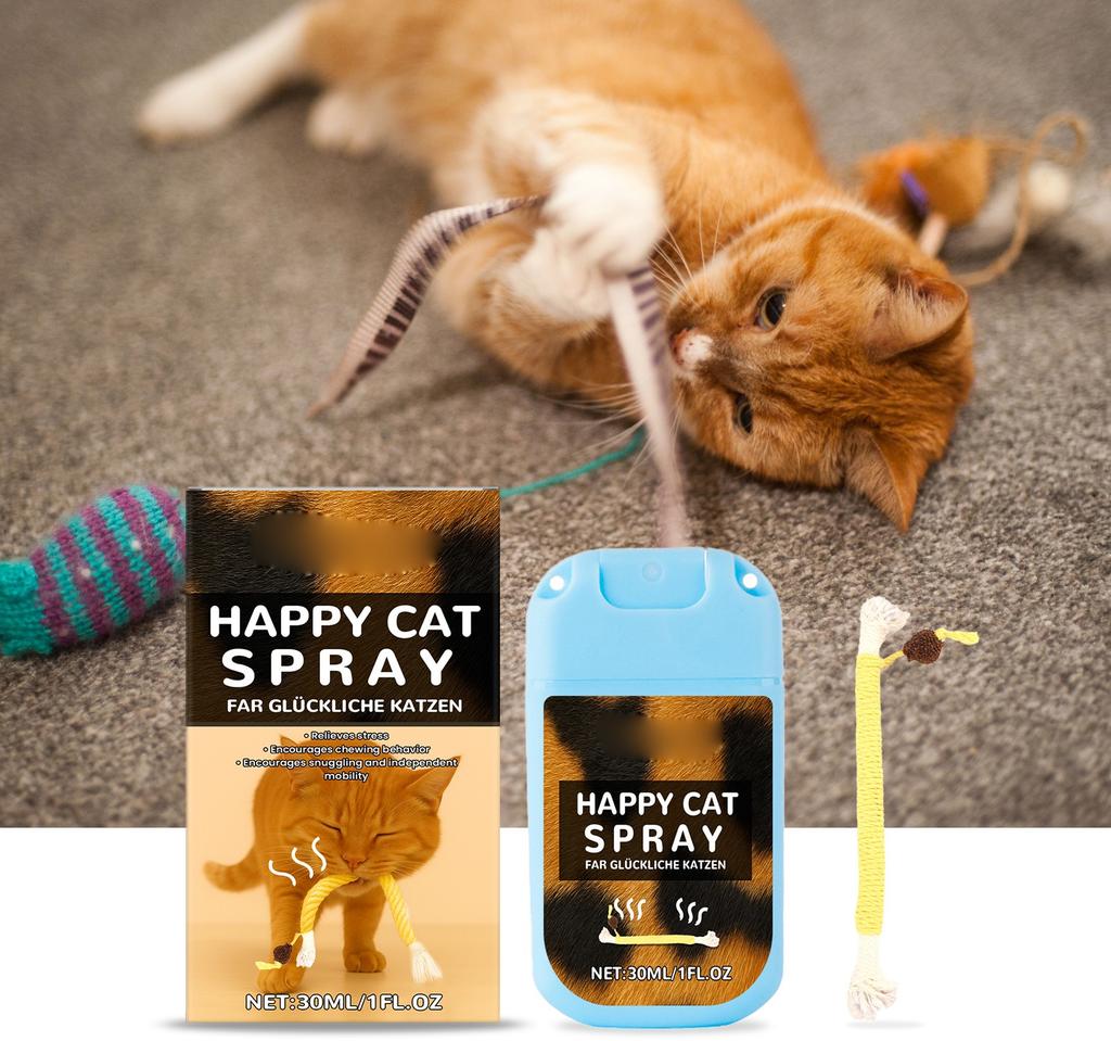 Catnip Spray, Long-lasting , Scratch-resistant Line, And Fun Pet Cat Spray 30ml